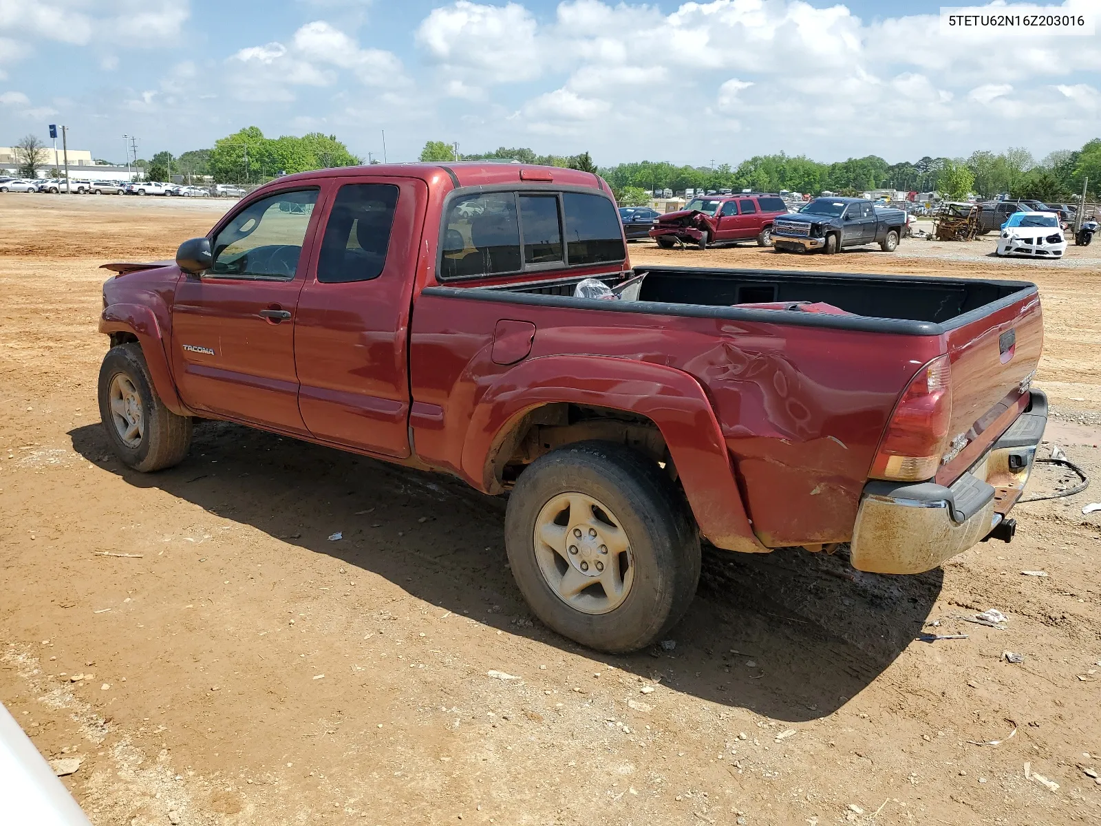 2006 Toyota Tacoma Prerunner Access Cab VIN: 5TETU62N16Z203016 Lot: 51159954