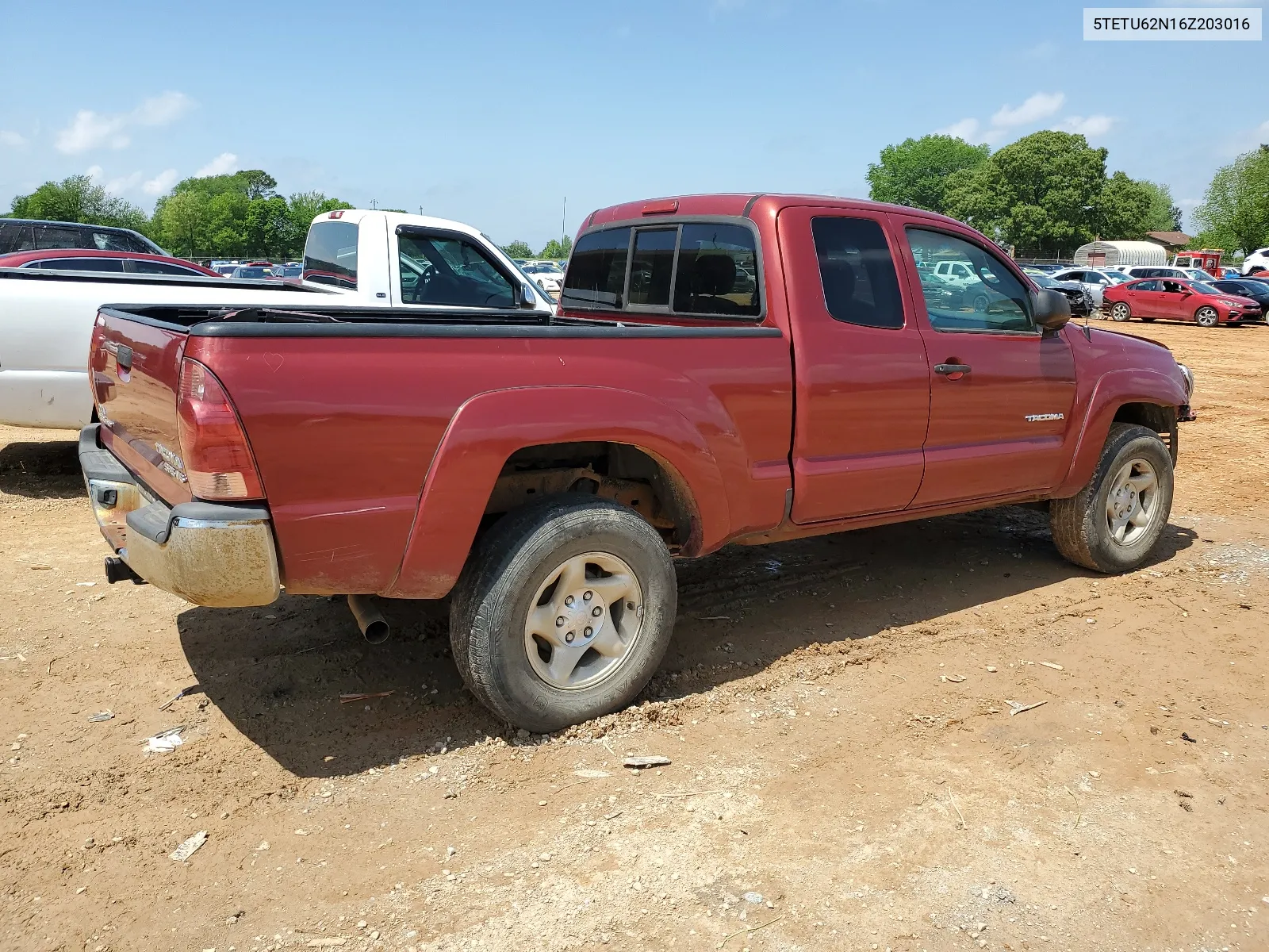 2006 Toyota Tacoma Prerunner Access Cab VIN: 5TETU62N16Z203016 Lot: 51159954