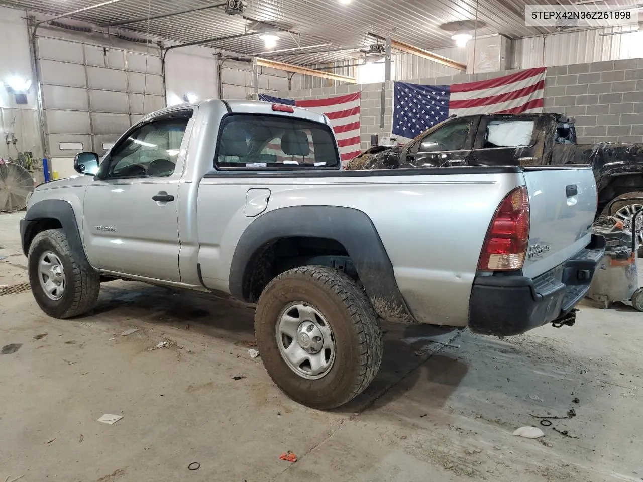 2006 Toyota Tacoma VIN: 5TEPX42N36Z261898 Lot: 57699944