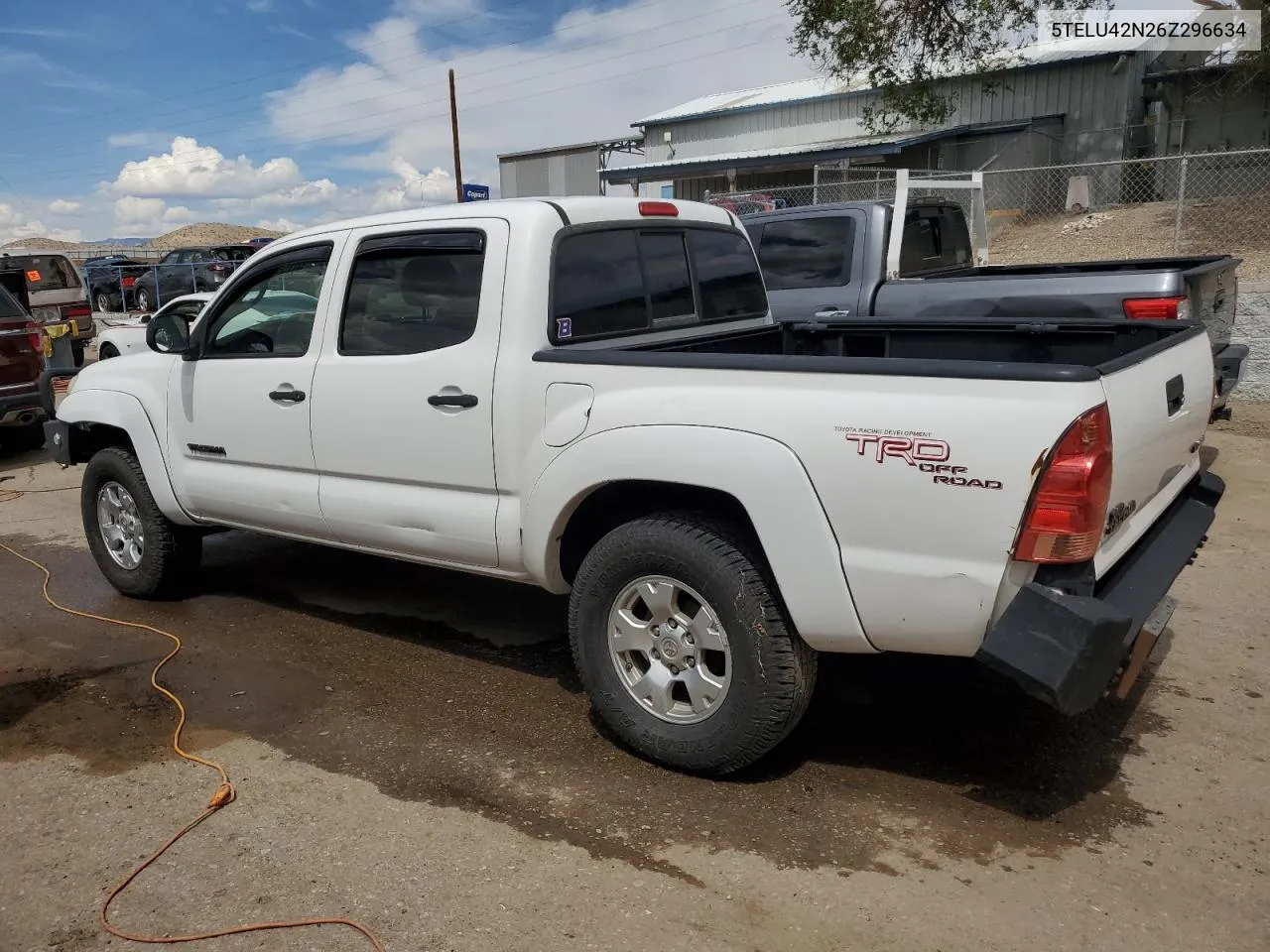 2006 Toyota Tacoma Double Cab VIN: 5TELU42N26Z296634 Lot: 60759214