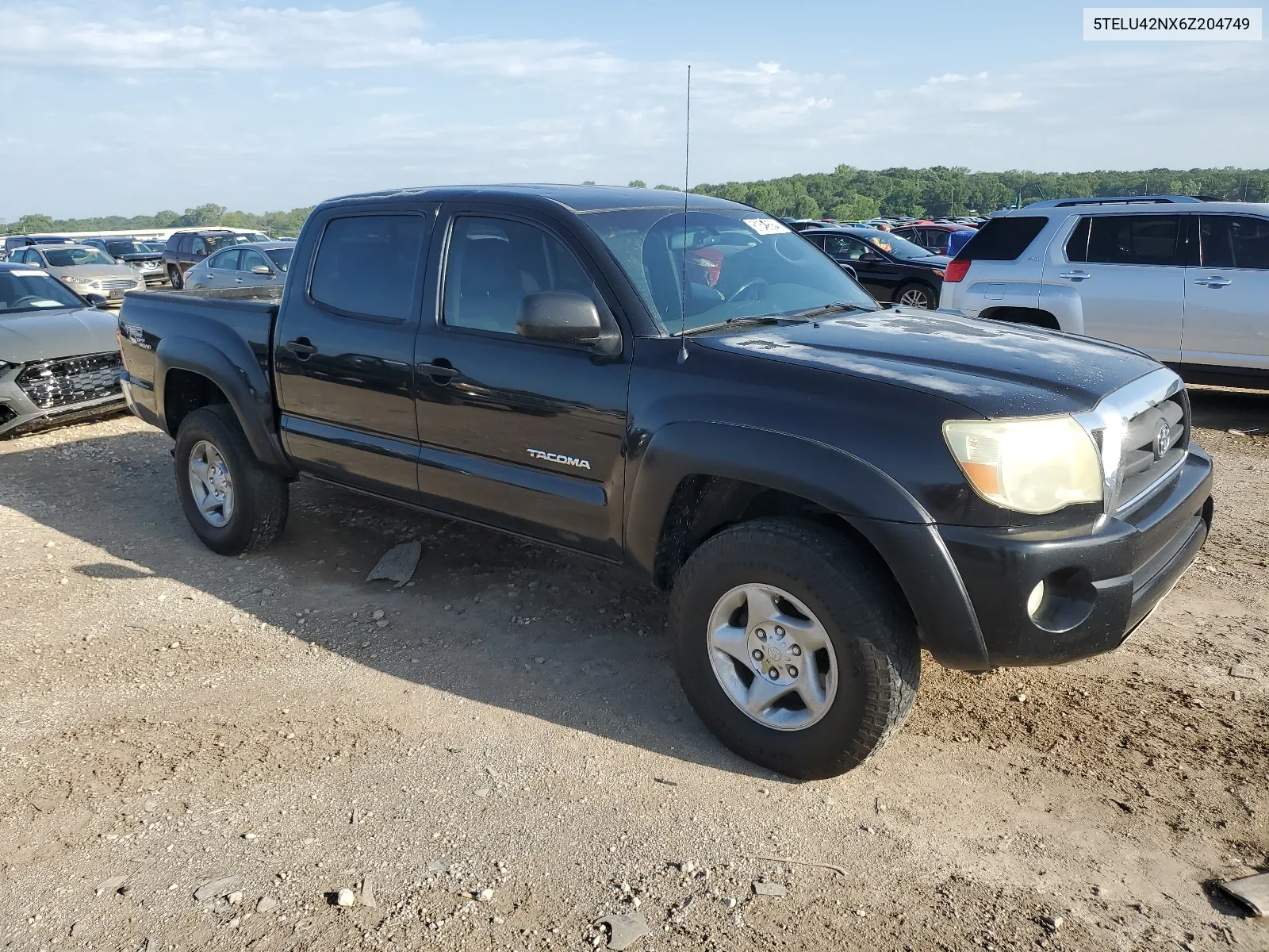 2006 Toyota Tacoma Double Cab VIN: 5TELU42NX6Z204749 Lot: 61549564