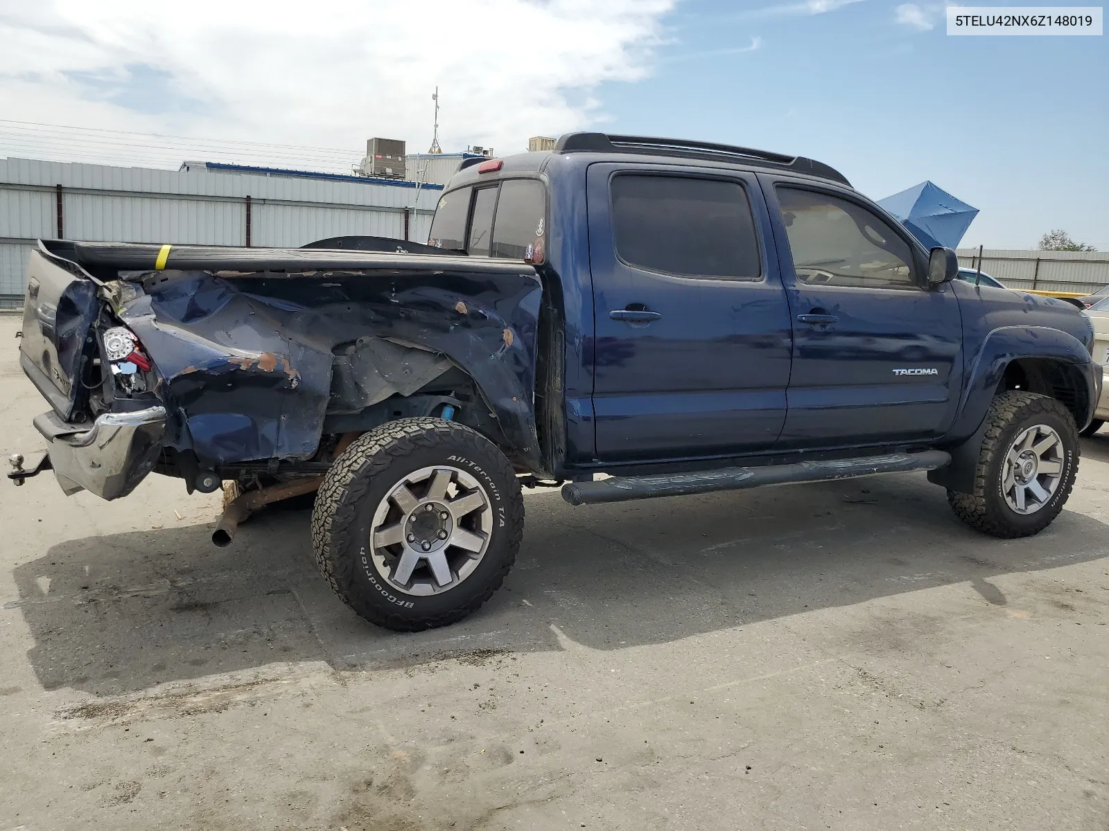 2006 Toyota Tacoma Double Cab VIN: 5TELU42NX6Z148019 Lot: 61683654