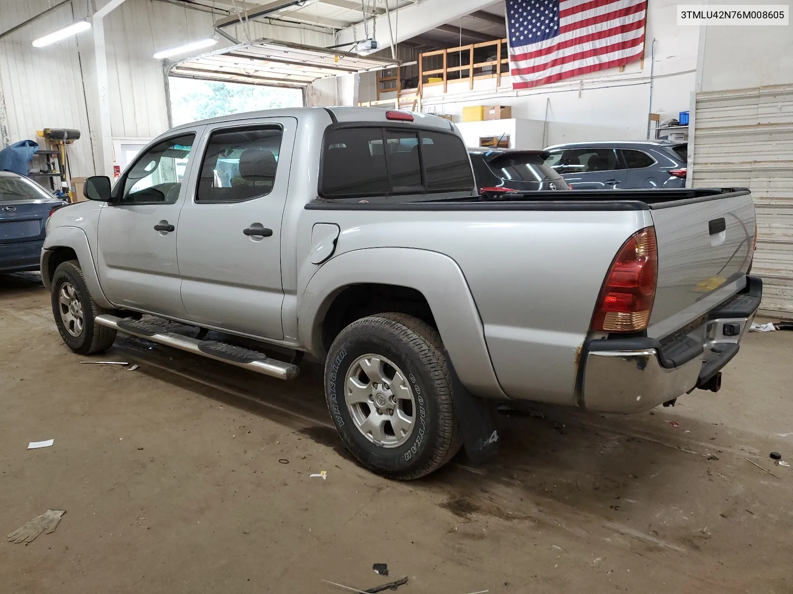 2006 Toyota Tacoma Double Cab VIN: 3TMLU42N76M008605 Lot: 63708044