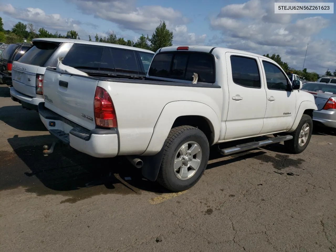 2006 Toyota Tacoma Double Cab Prerunner VIN: 5TEJU62N56Z261623 Lot: 63811044