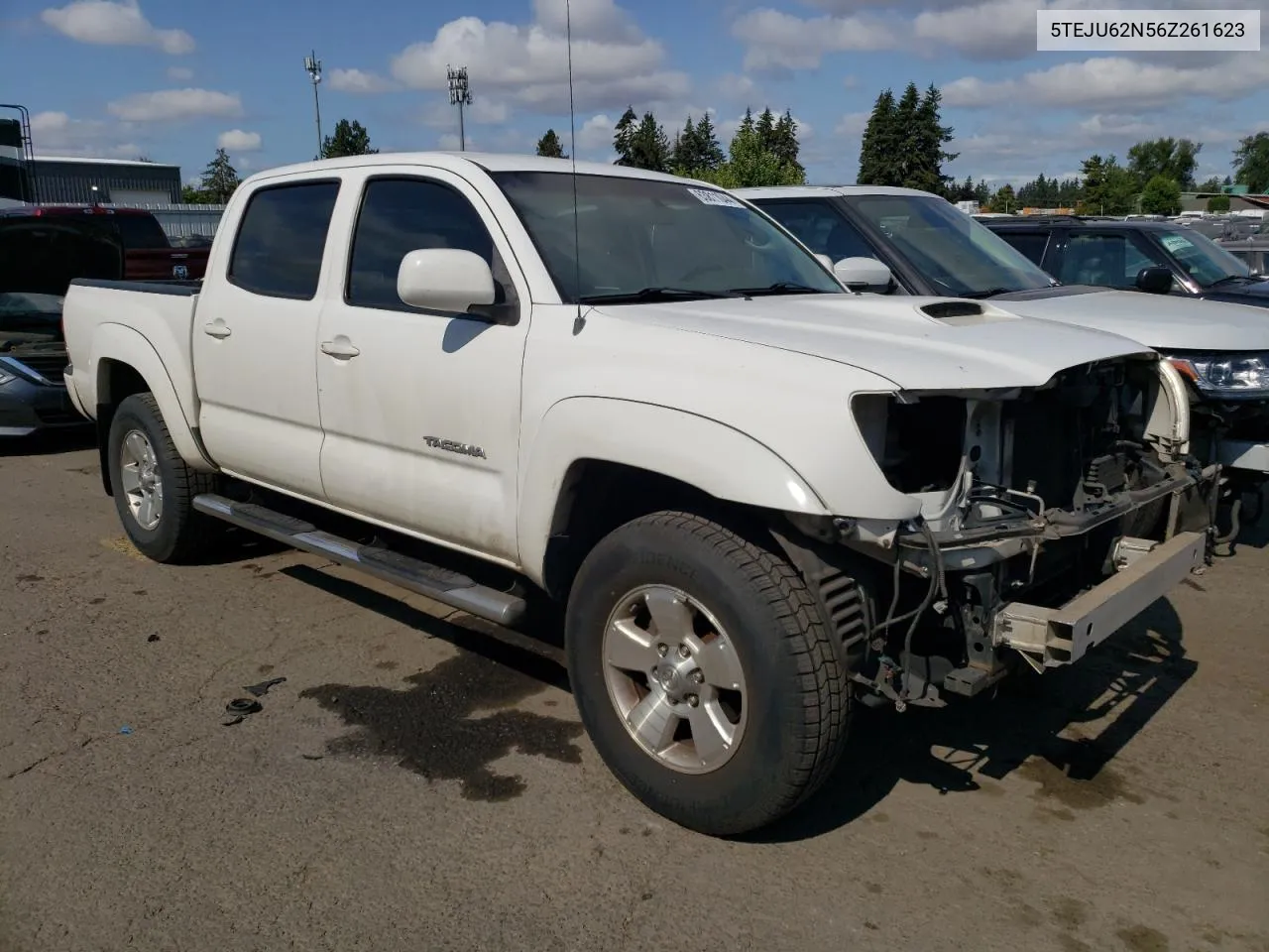 2006 Toyota Tacoma Double Cab Prerunner VIN: 5TEJU62N56Z261623 Lot: 63811044