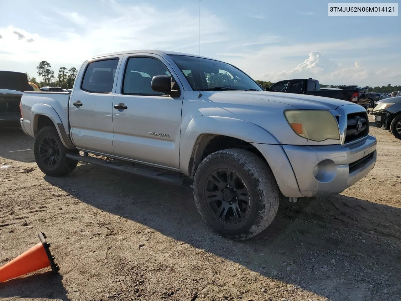 2006 Toyota Tacoma Double Cab Prerunner VIN: 3TMJU62N06M014121 Lot: 63857654