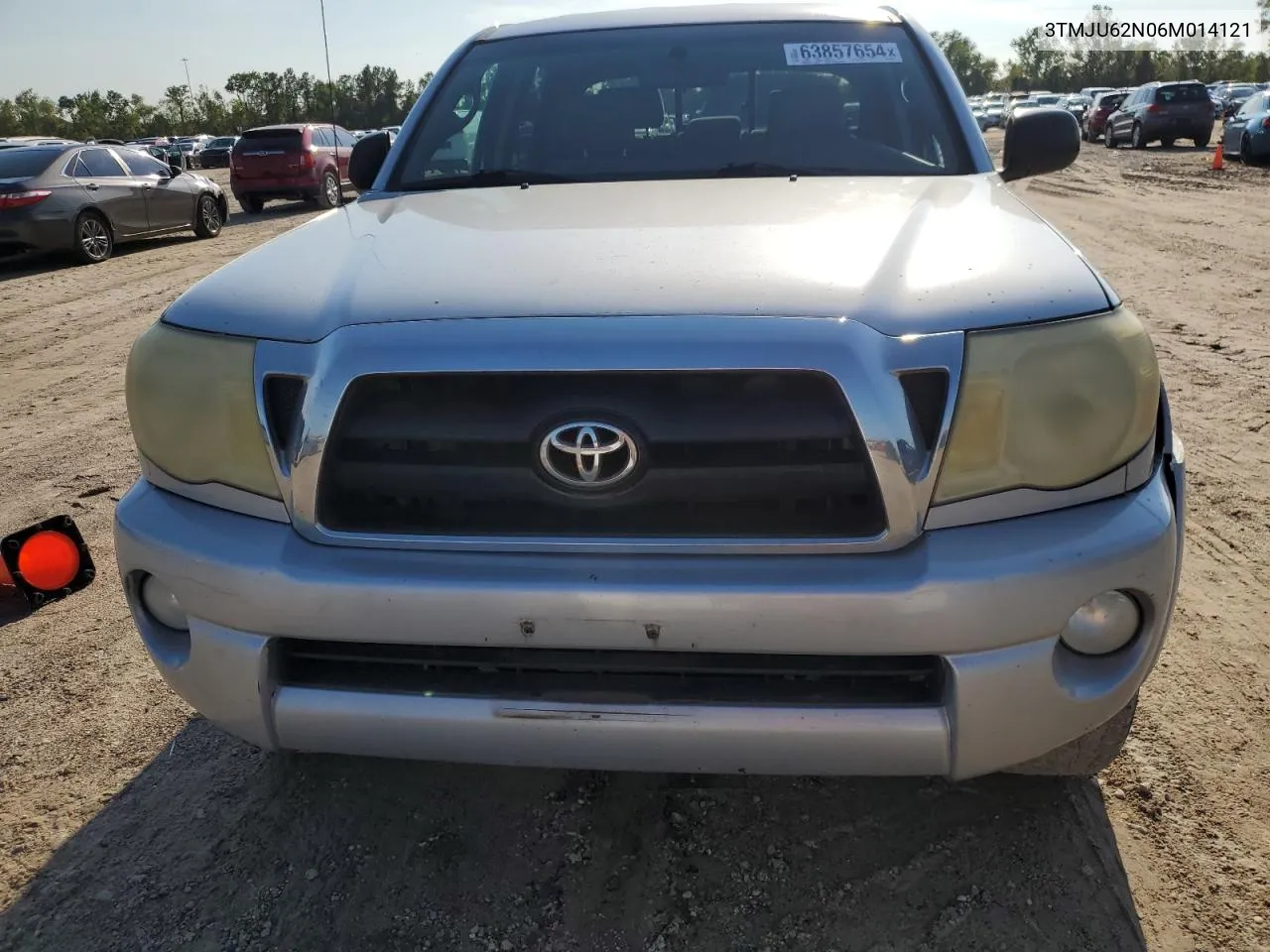 2006 Toyota Tacoma Double Cab Prerunner VIN: 3TMJU62N06M014121 Lot: 63857654