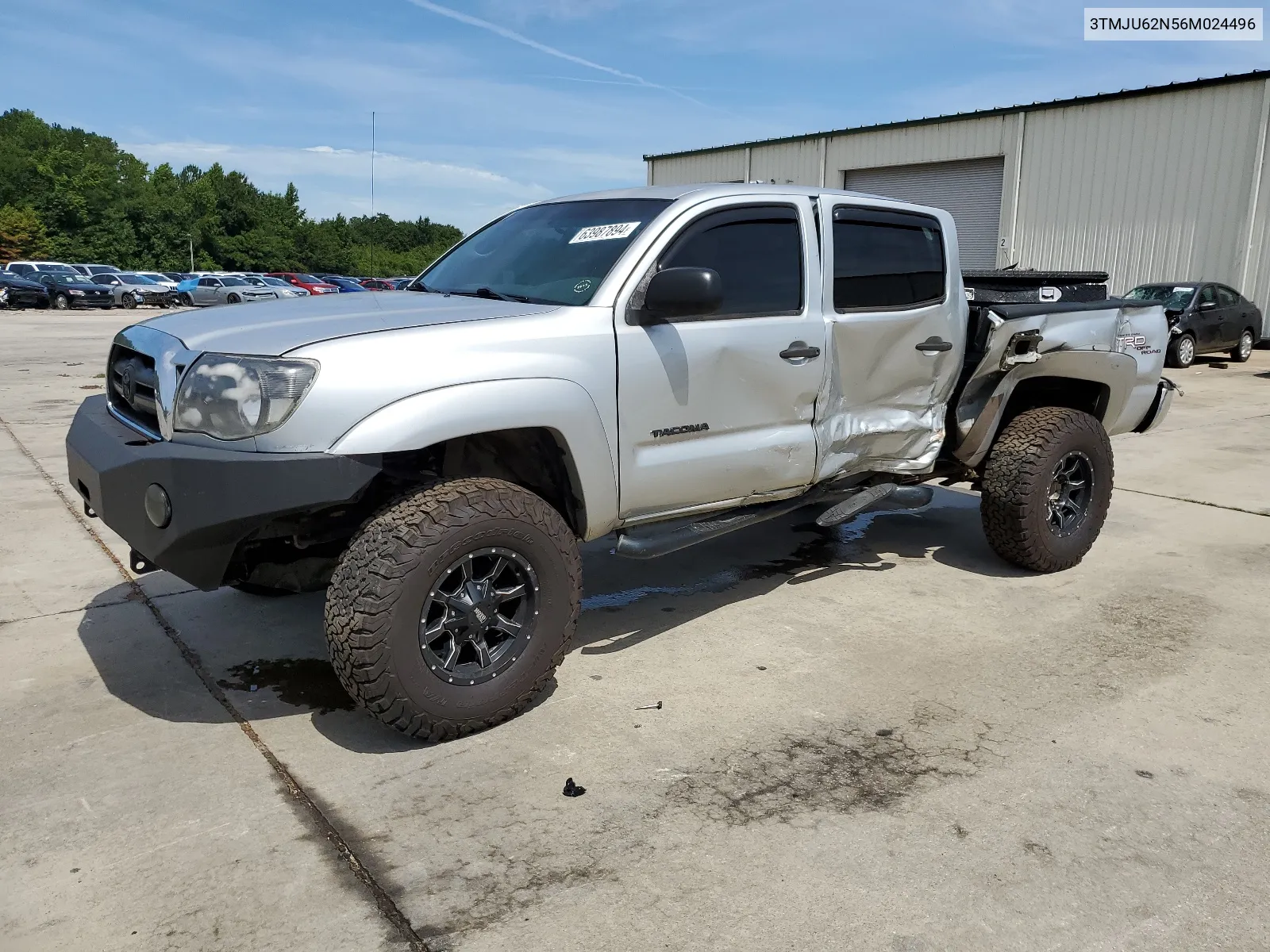 2006 Toyota Tacoma Double Cab Prerunner VIN: 3TMJU62N56M024496 Lot: 63987894