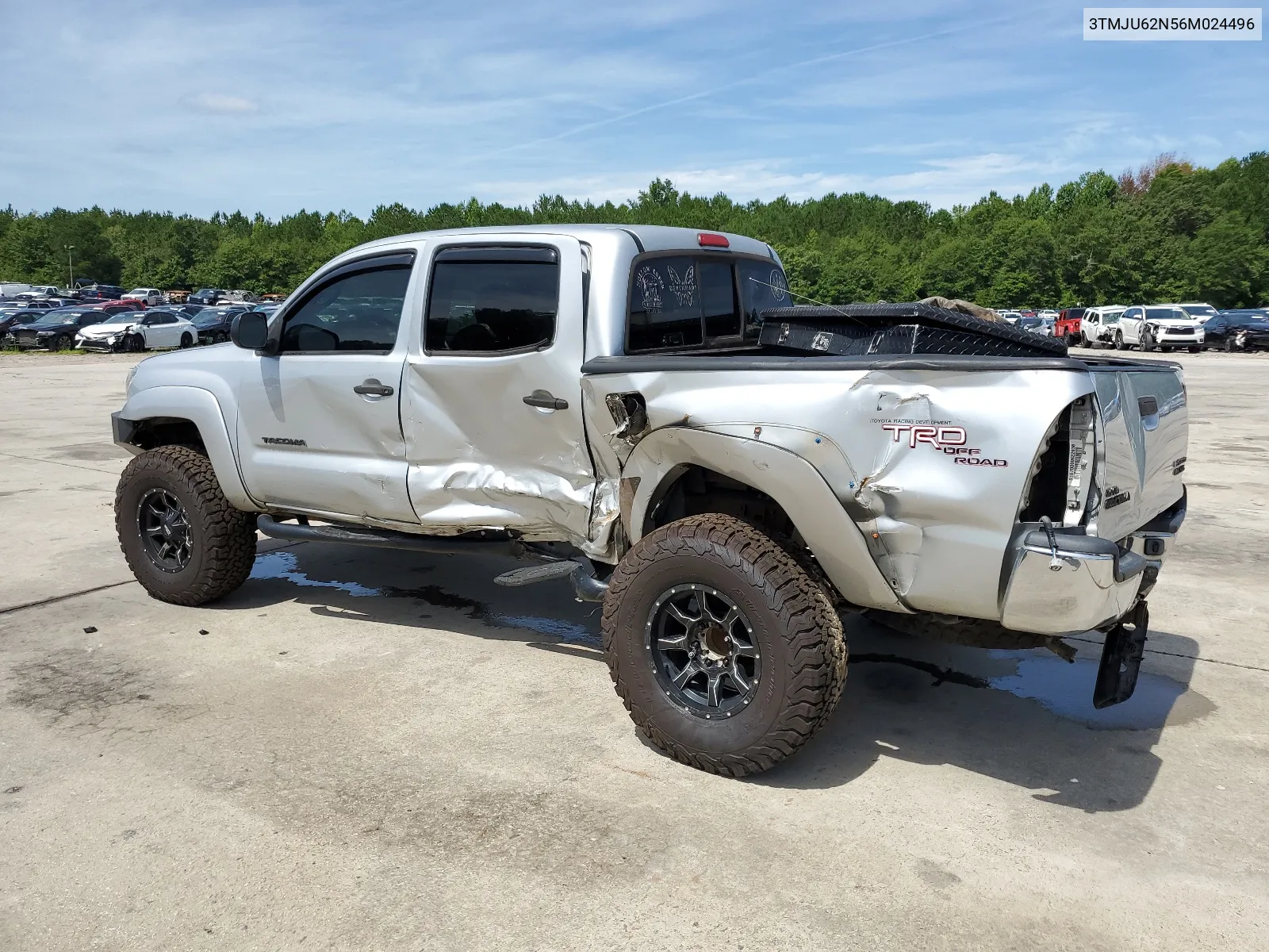 2006 Toyota Tacoma Double Cab Prerunner VIN: 3TMJU62N56M024496 Lot: 63987894