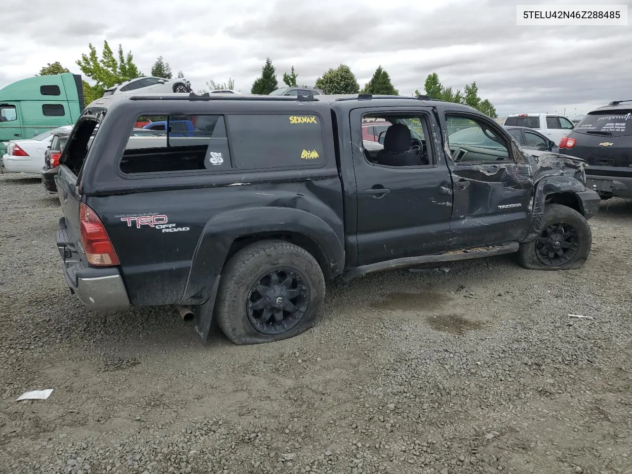 2006 Toyota Tacoma Double Cab VIN: 5TELU42N46Z288485 Lot: 64268114