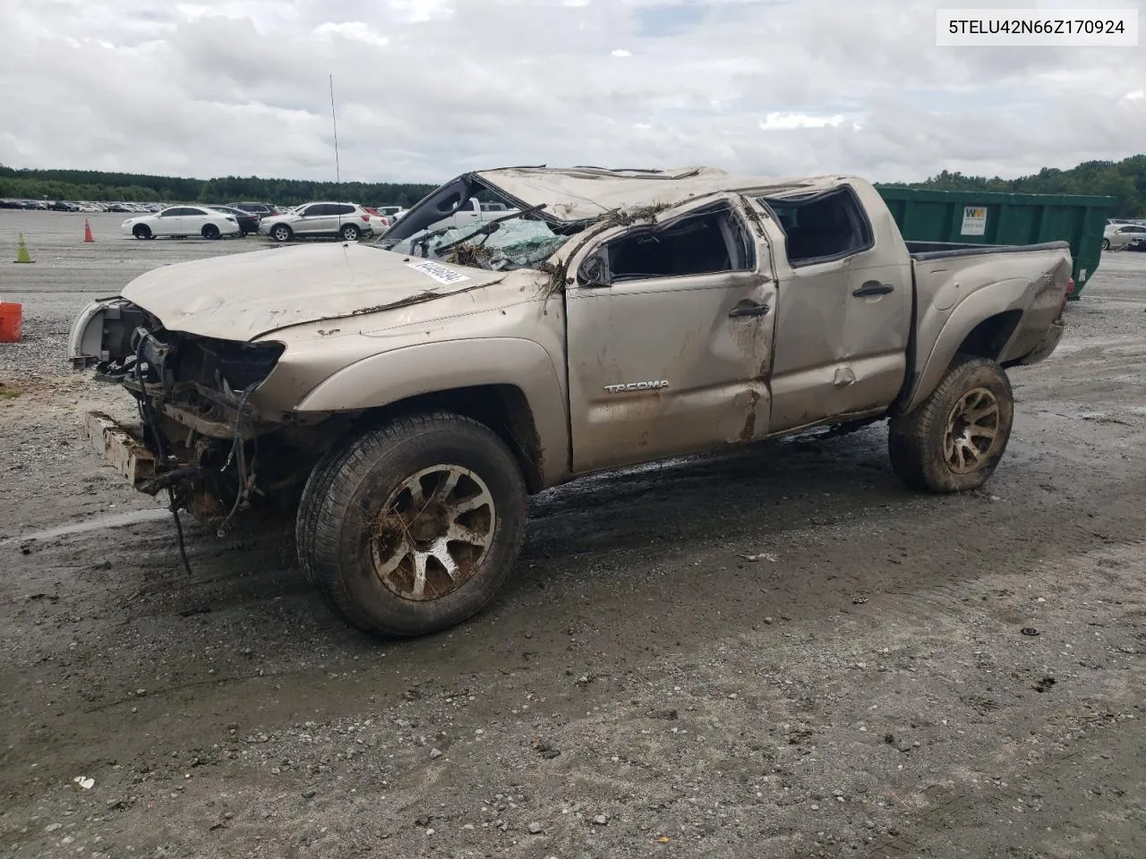 2006 Toyota Tacoma Double Cab VIN: 5TELU42N66Z170924 Lot: 64496094