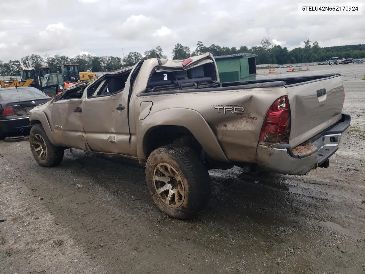 2006 Toyota Tacoma Double Cab VIN: 5TELU42N66Z170924 Lot: 64496094