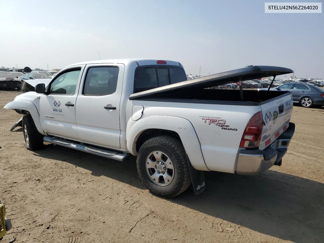 2006 Toyota Tacoma Double Cab VIN: 5TELU42N56Z264020 Lot: 64798754