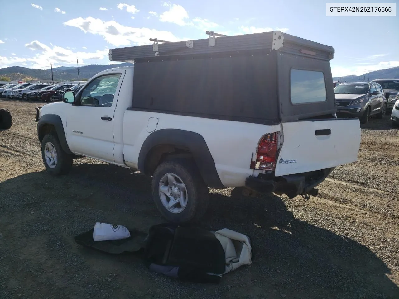 2006 Toyota Tacoma VIN: 5TEPX42N26Z176566 Lot: 64838064