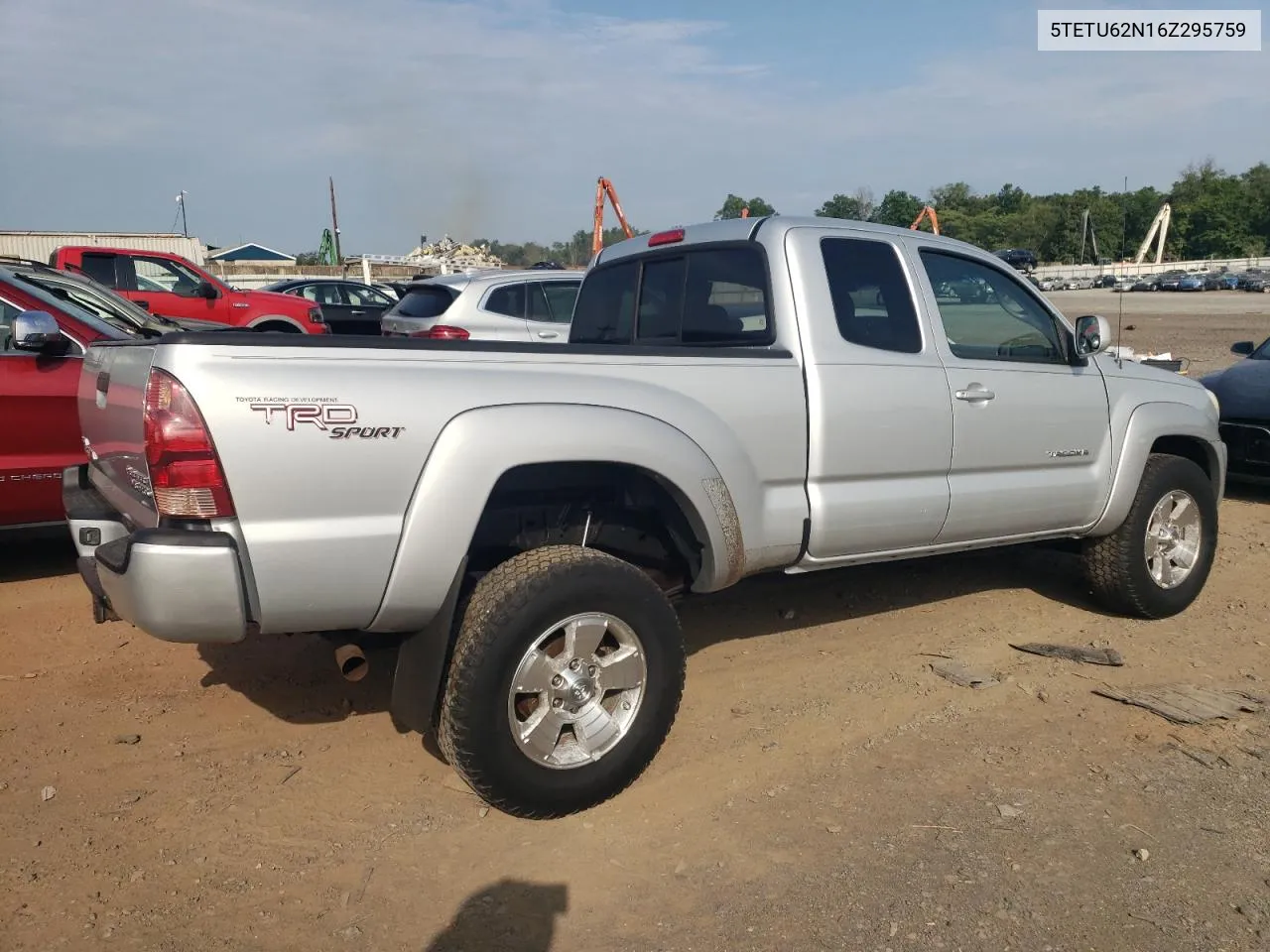 5TETU62N16Z295759 2006 Toyota Tacoma Prerunner Access Cab