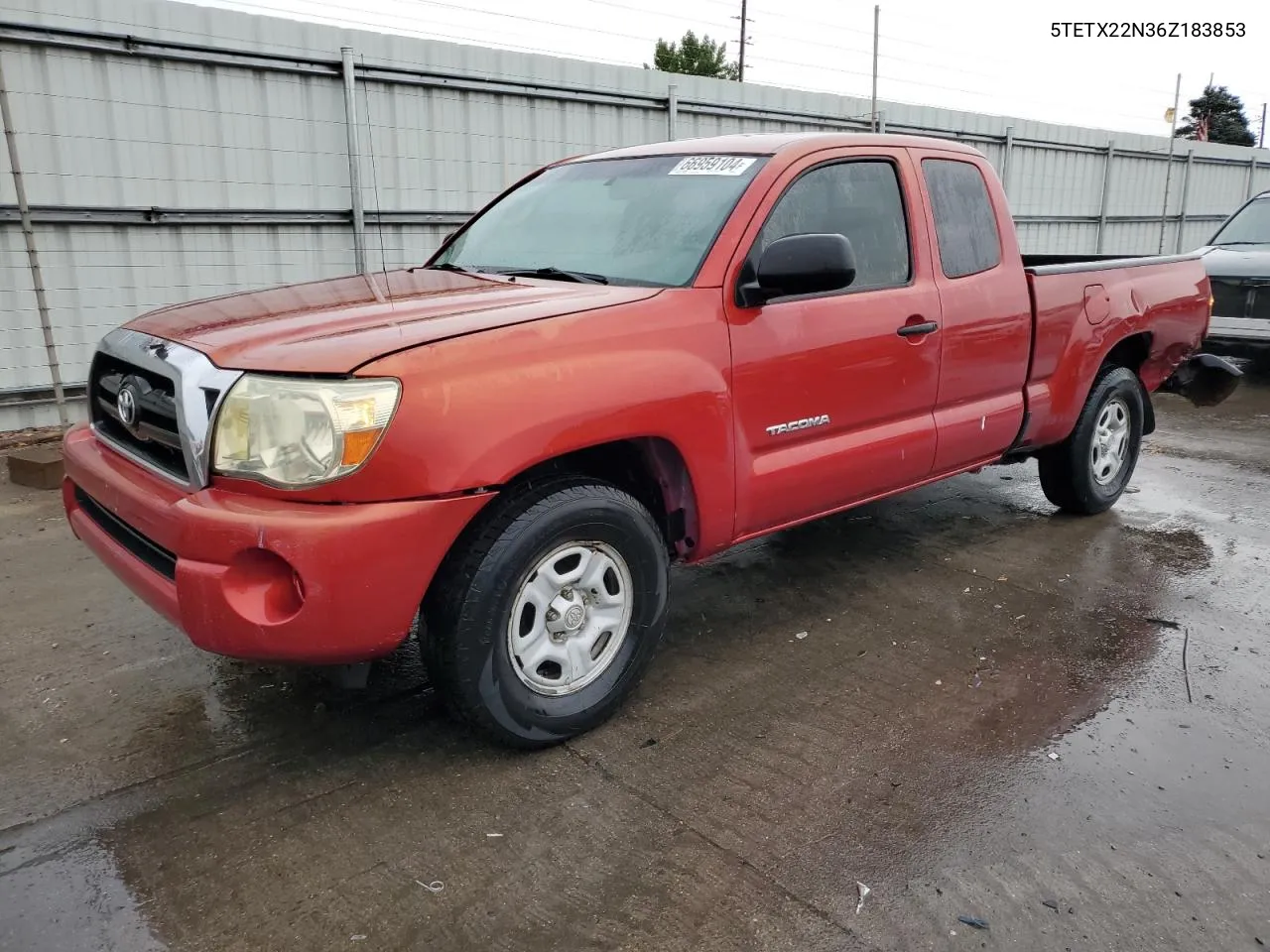 5TETX22N36Z183853 2006 Toyota Tacoma Access Cab