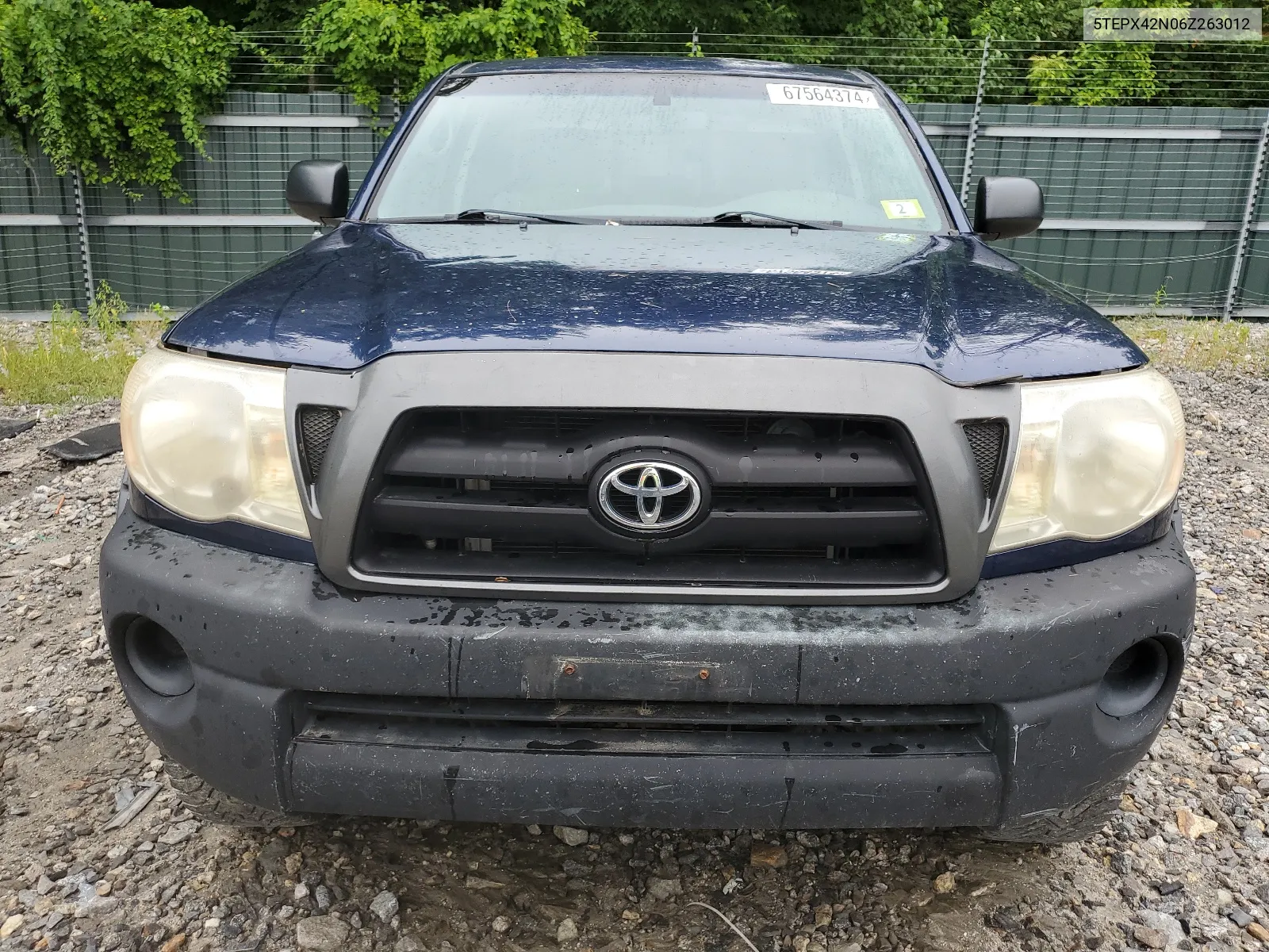 2006 Toyota Tacoma VIN: 5TEPX42N06Z263012 Lot: 67564374