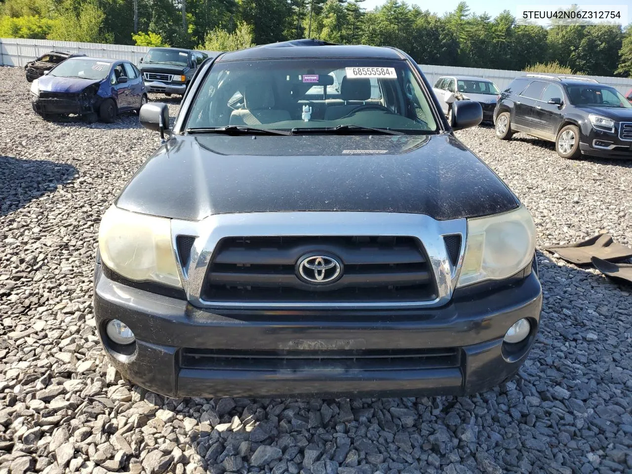 2006 Toyota Tacoma Access Cab VIN: 5TEUU42N06Z312754 Lot: 68555584