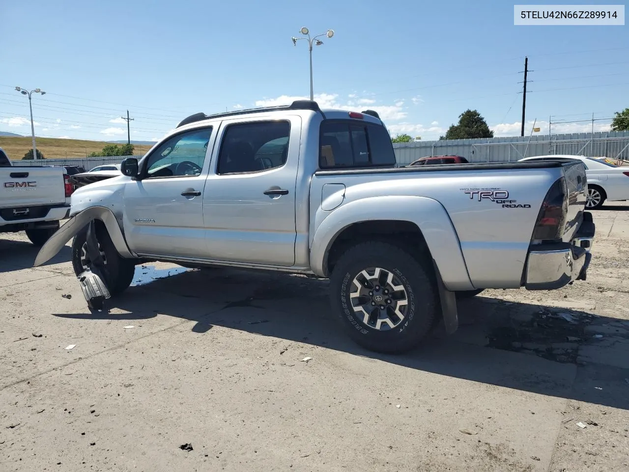 2006 Toyota Tacoma Double Cab VIN: 5TELU42N66Z289914 Lot: 69244174