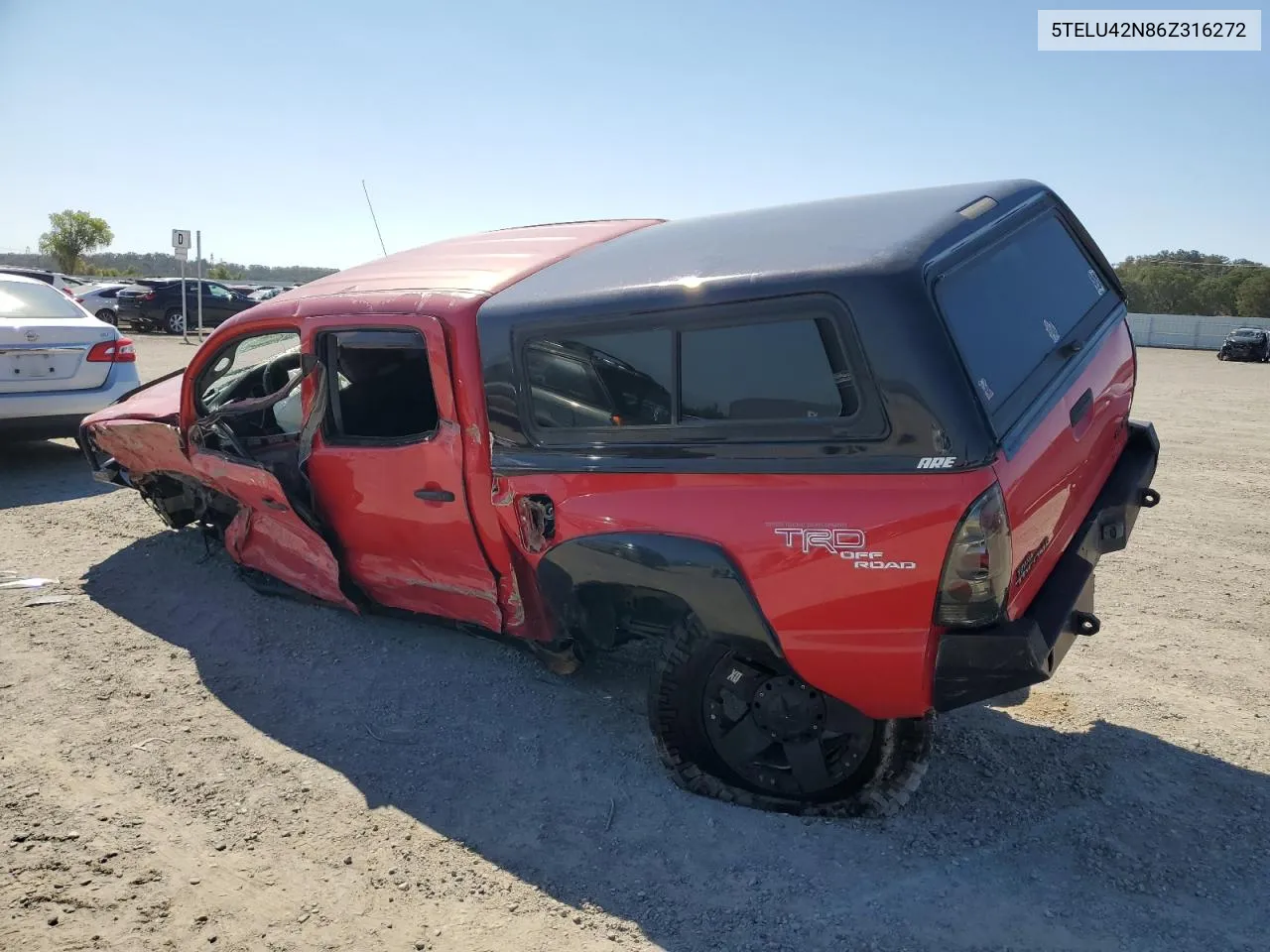 5TELU42N86Z316272 2006 Toyota Tacoma Double Cab