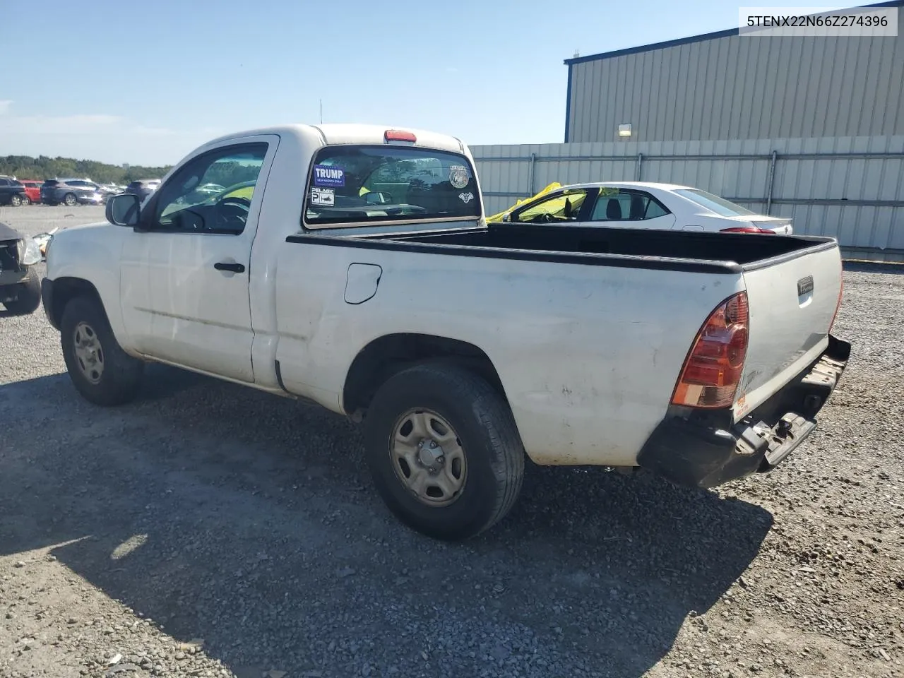 2006 Toyota Tacoma VIN: 5TENX22N66Z274396 Lot: 69769794