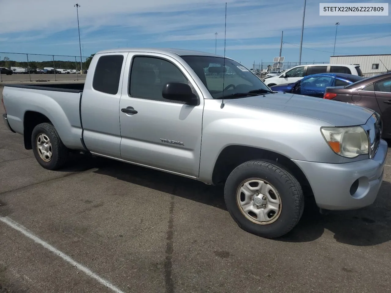 2006 Toyota Tacoma Access Cab VIN: 5TETX22N26Z227809 Lot: 69845694