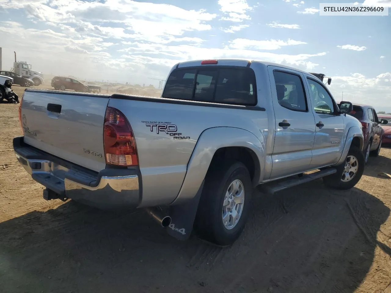 2006 Toyota Tacoma Double Cab VIN: 5TELU42N36Z296609 Lot: 69871564