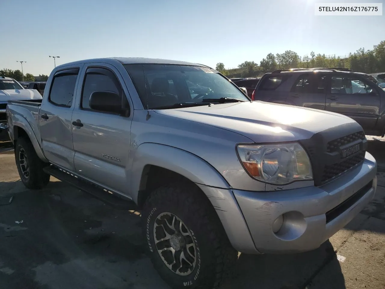 2006 Toyota Tacoma Double Cab VIN: 5TELU42N16Z176775 Lot: 69987174