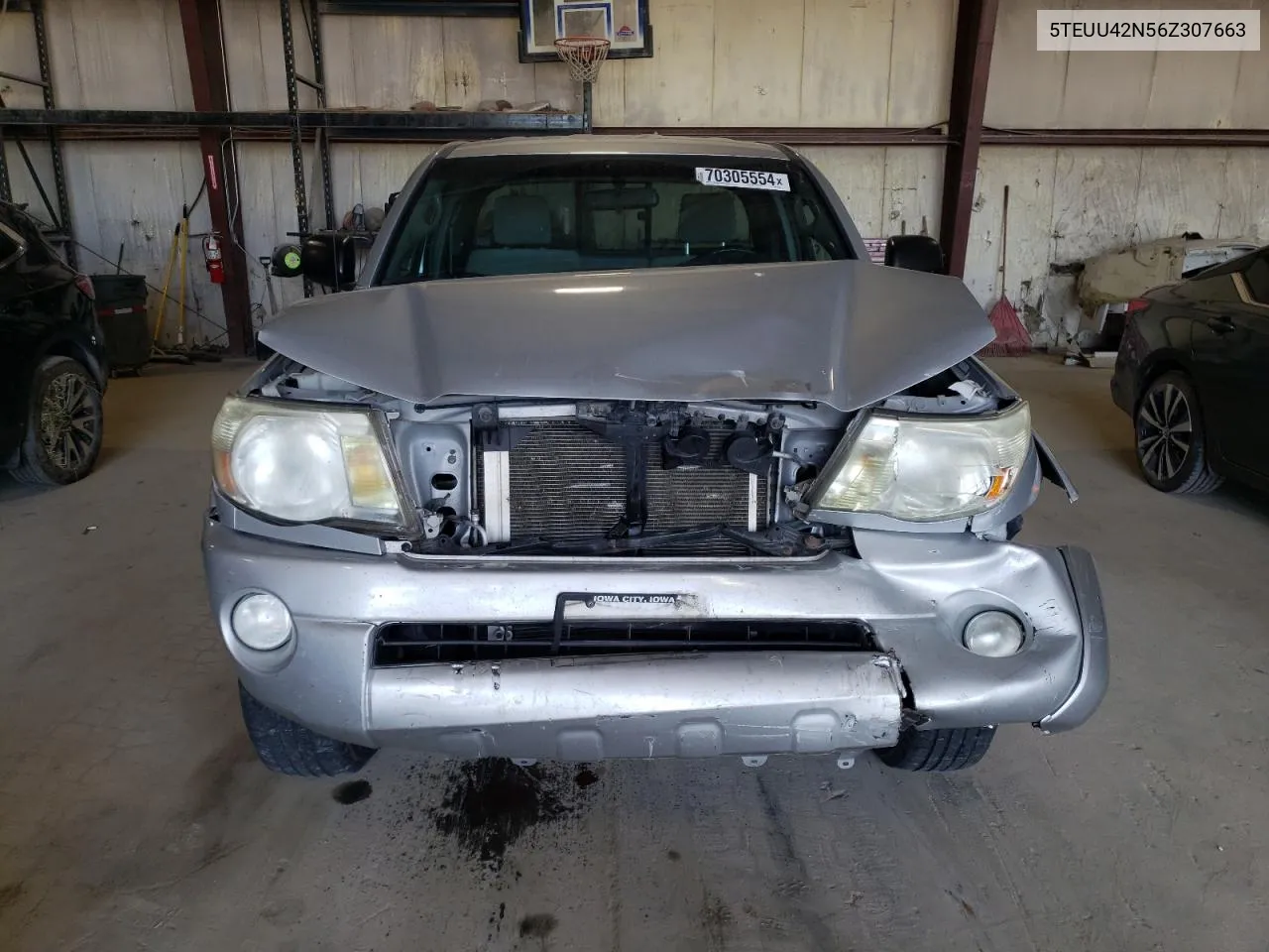 2006 Toyota Tacoma Access Cab VIN: 5TEUU42N56Z307663 Lot: 70305554