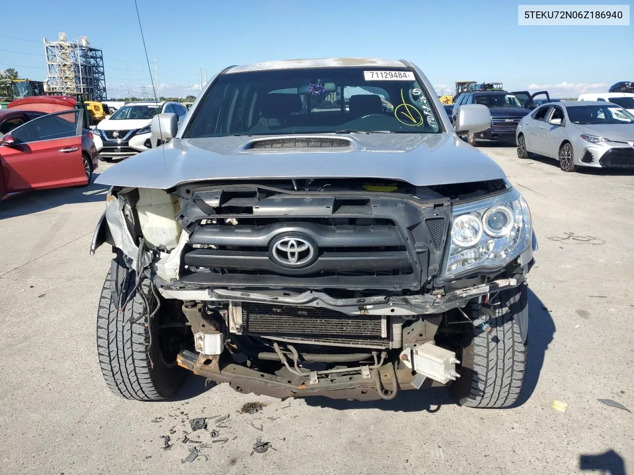 2006 Toyota Tacoma Double Cab Prerunner Long Bed VIN: 5TEKU72N06Z186940 Lot: 71129484