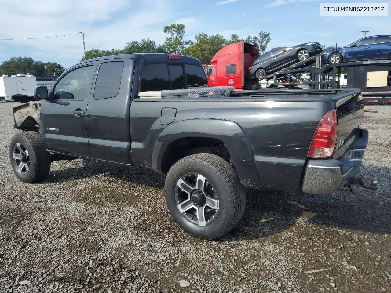 2006 Toyota Tacoma Access Cab VIN: 5TEUU42N86Z218217 Lot: 71264954