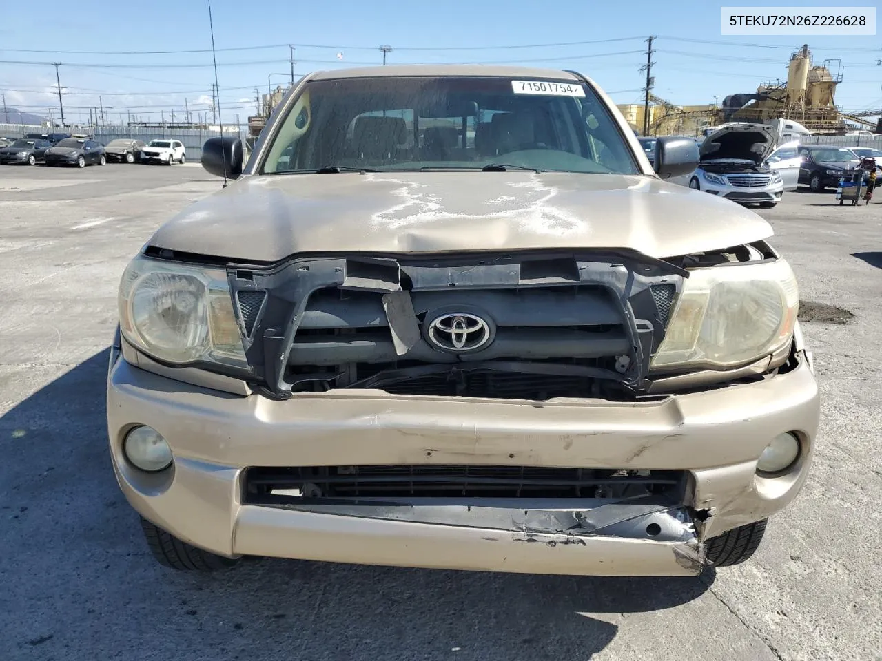 2006 Toyota Tacoma Double Cab Prerunner Long Bed VIN: 5TEKU72N26Z226628 Lot: 71501754