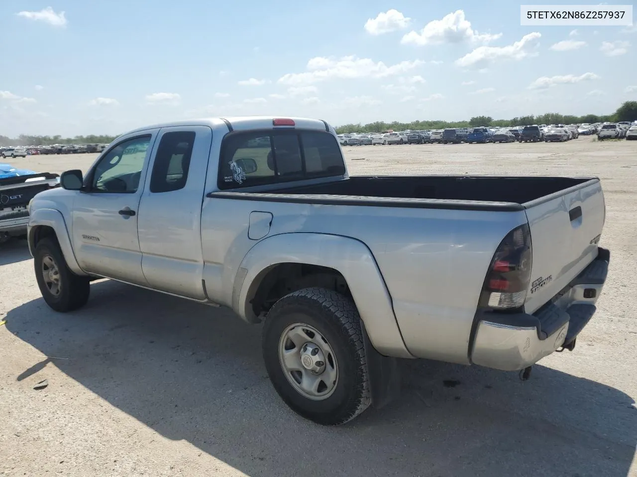 5TETX62N86Z257937 2006 Toyota Tacoma Prerunner Access Cab