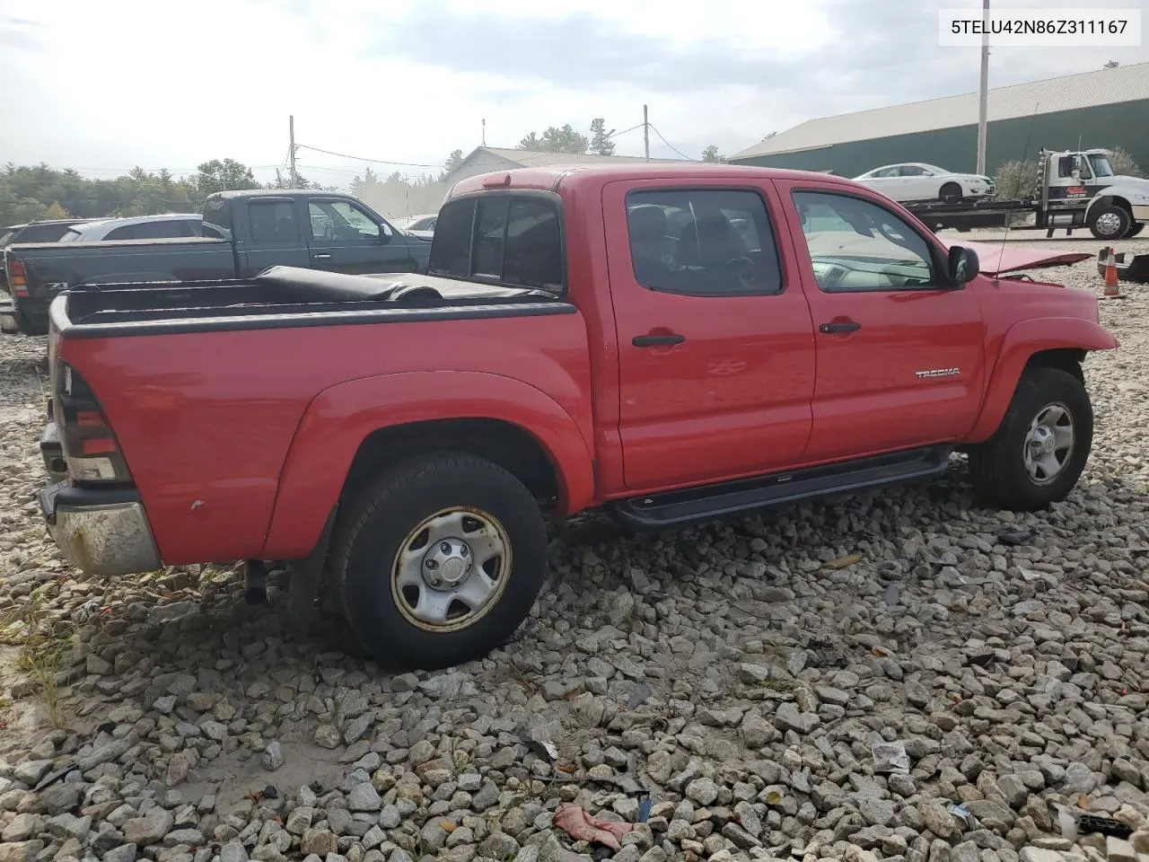 2006 Toyota Tacoma Double Cab VIN: 5TELU42N86Z311167 Lot: 72042454