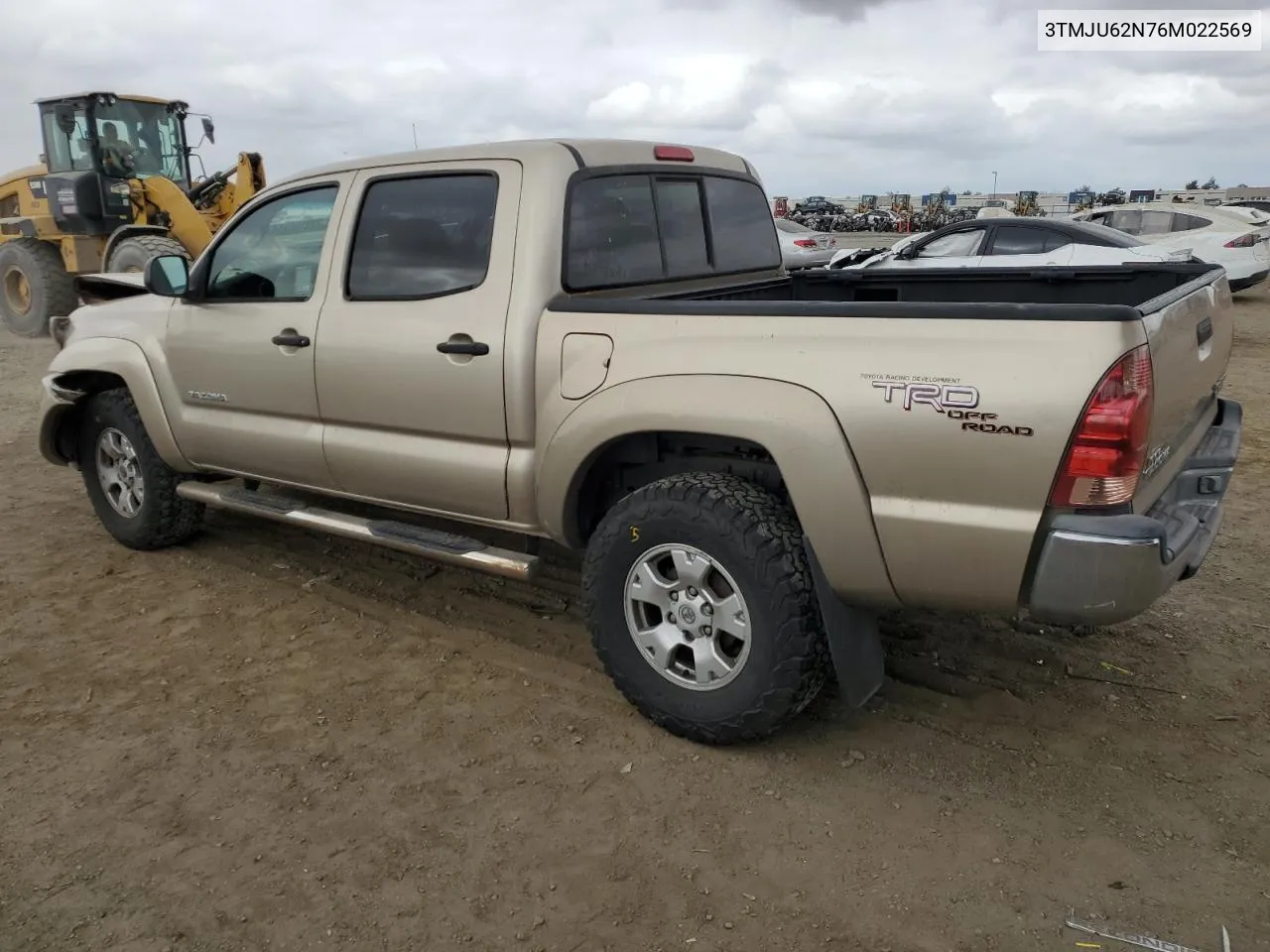 2006 Toyota Tacoma Double Cab Prerunner VIN: 3TMJU62N76M022569 Lot: 72191214