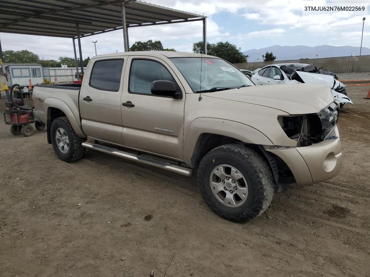 2006 Toyota Tacoma Double Cab Prerunner VIN: 3TMJU62N76M022569 Lot: 72191214