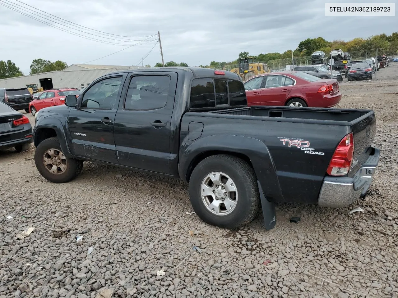 2006 Toyota Tacoma Double Cab VIN: 5TELU42N36Z189723 Lot: 72593774