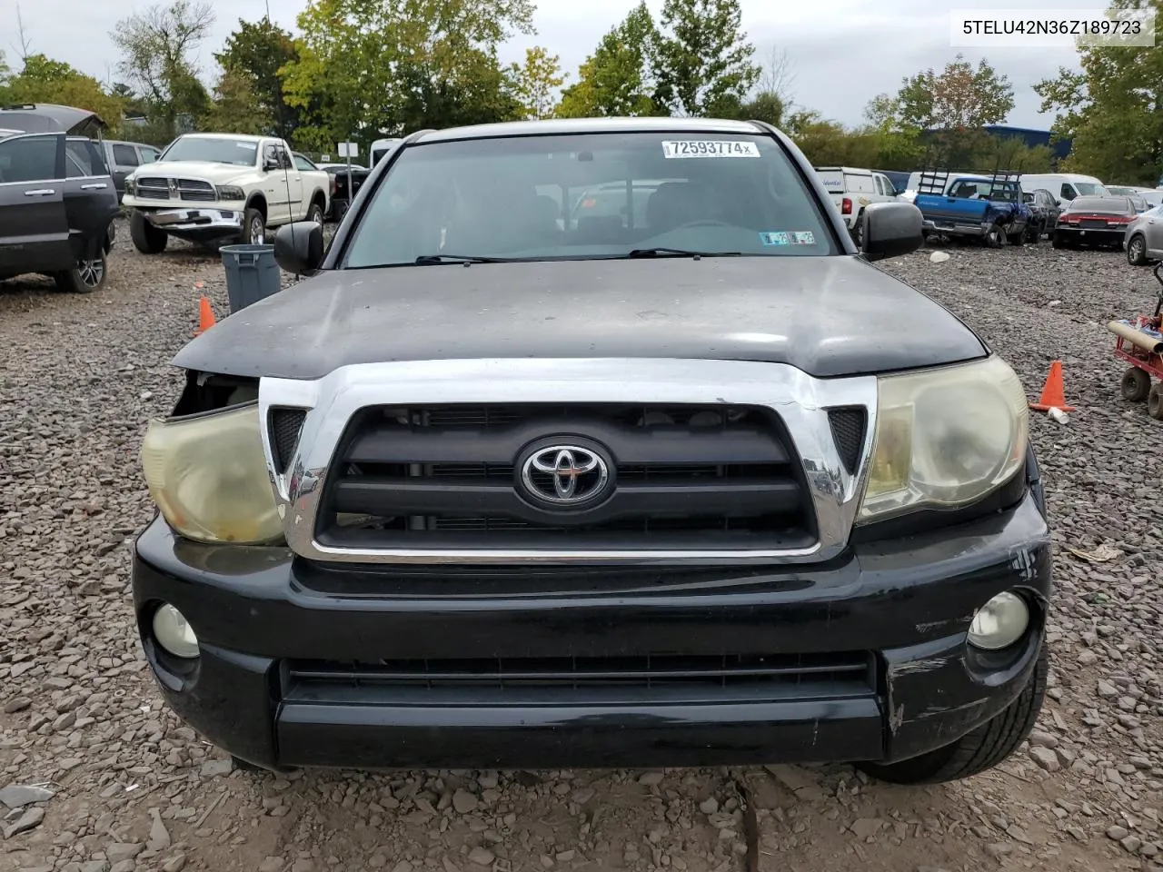 2006 Toyota Tacoma Double Cab VIN: 5TELU42N36Z189723 Lot: 72593774