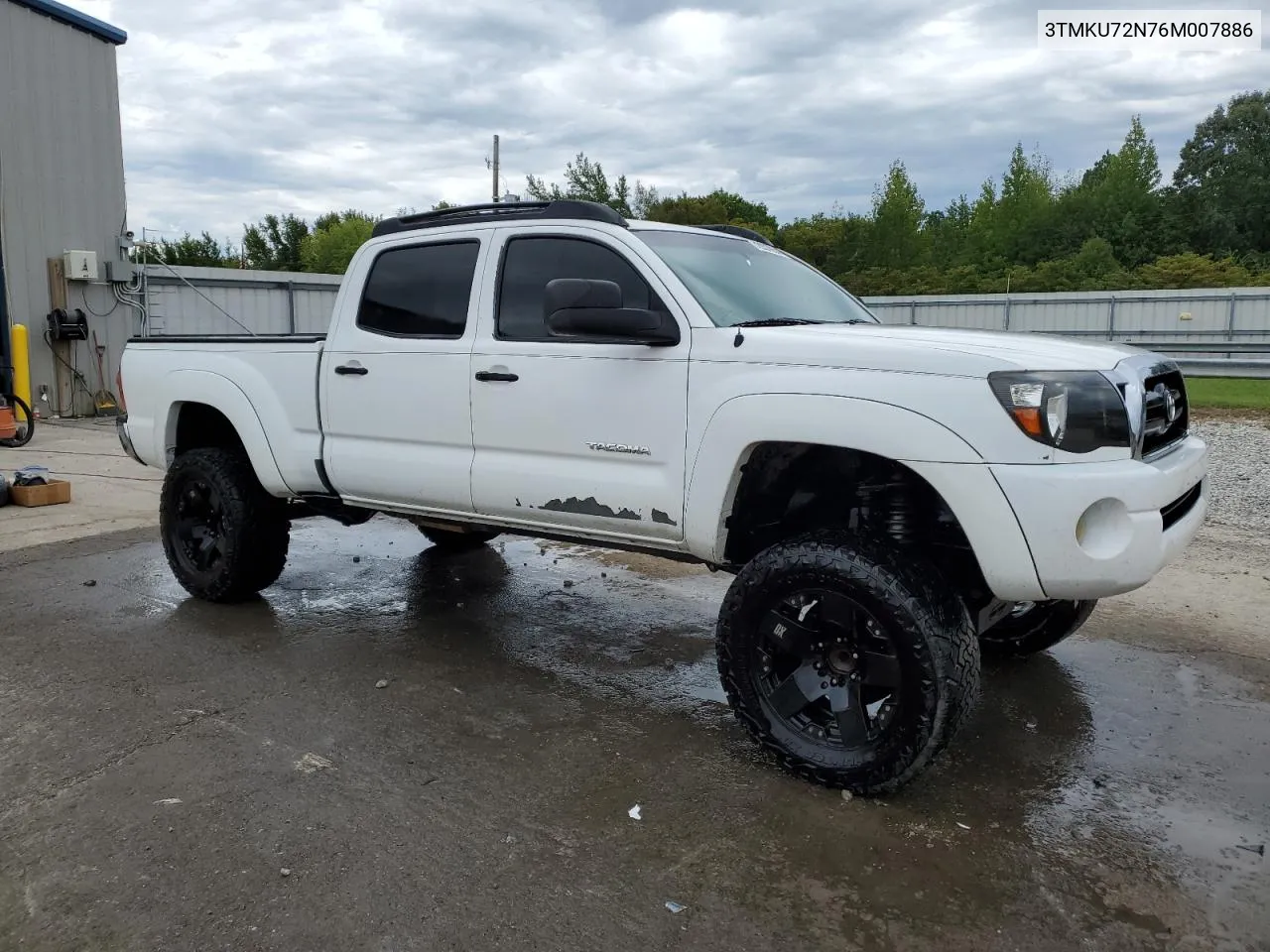 2006 Toyota Tacoma Double Cab Prerunner Long Bed VIN: 3TMKU72N76M007886 Lot: 72937054