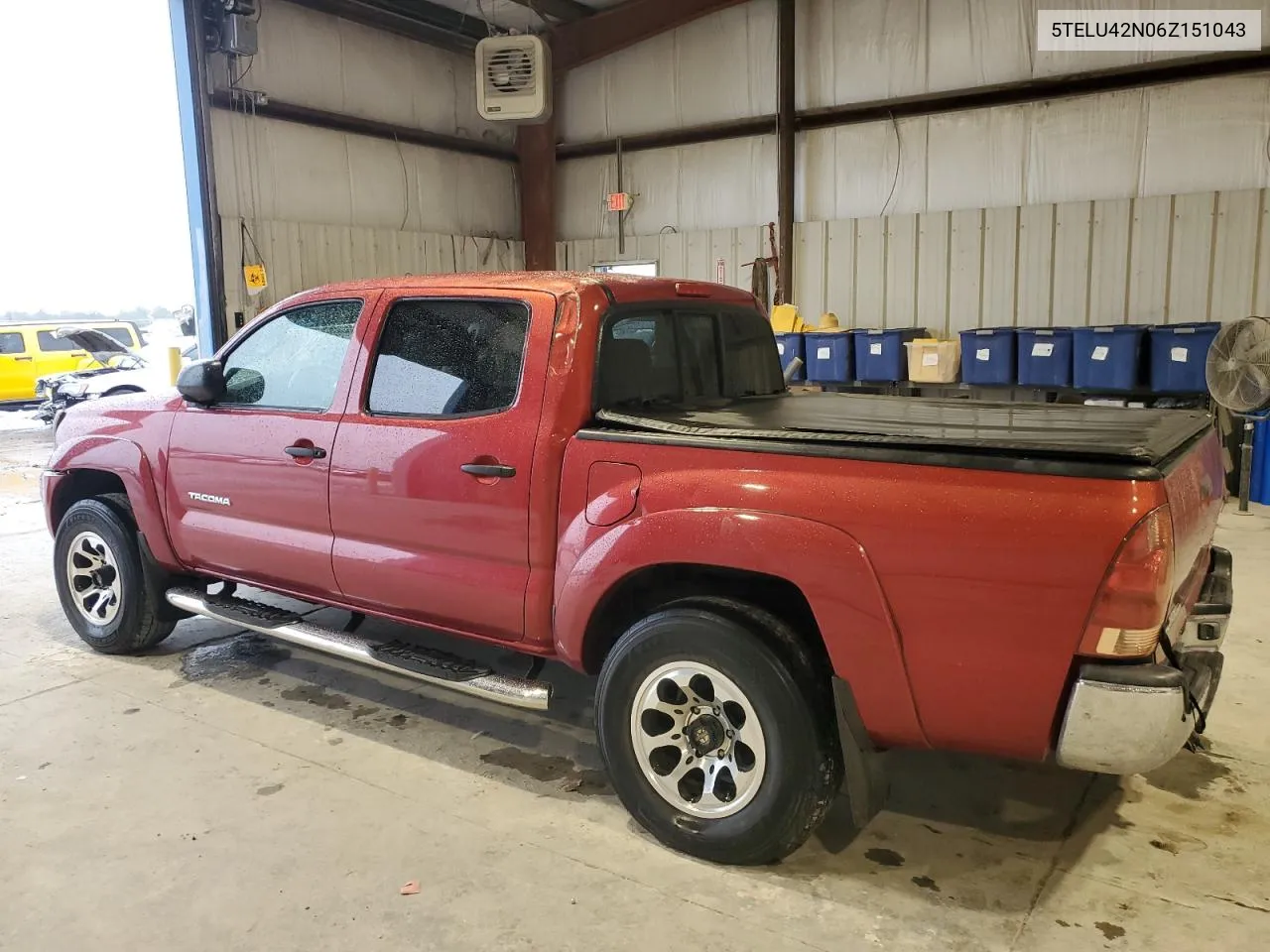 2006 Toyota Tacoma Double Cab VIN: 5TELU42N06Z151043 Lot: 73324704