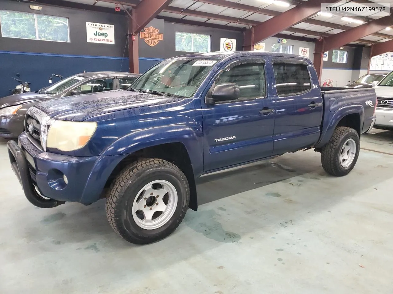 2006 Toyota Tacoma Double Cab VIN: 5TELU42N46Z199578 Lot: 73375574