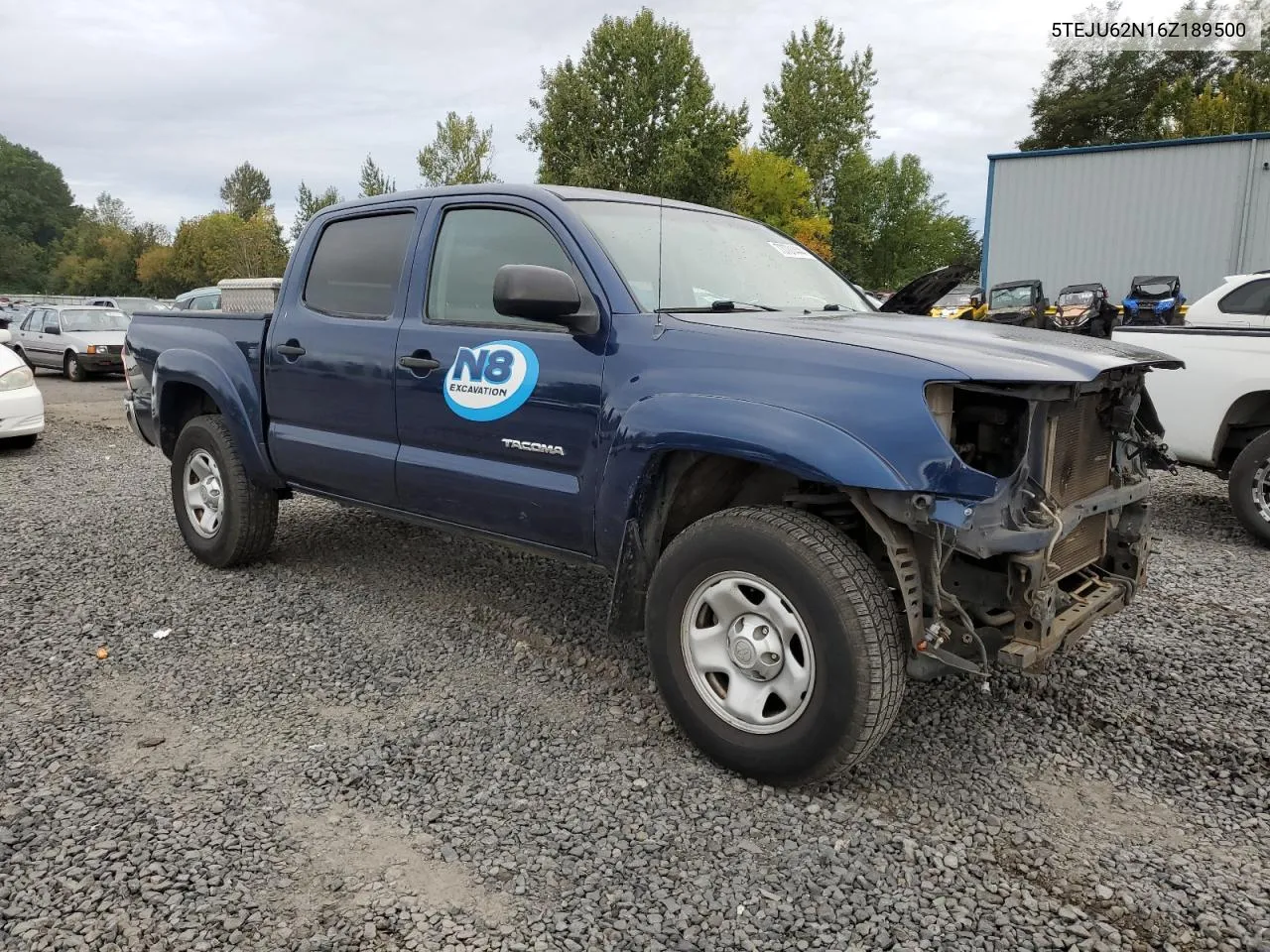 2006 Toyota Tacoma Double Cab Prerunner VIN: 5TEJU62N16Z189500 Lot: 73701444