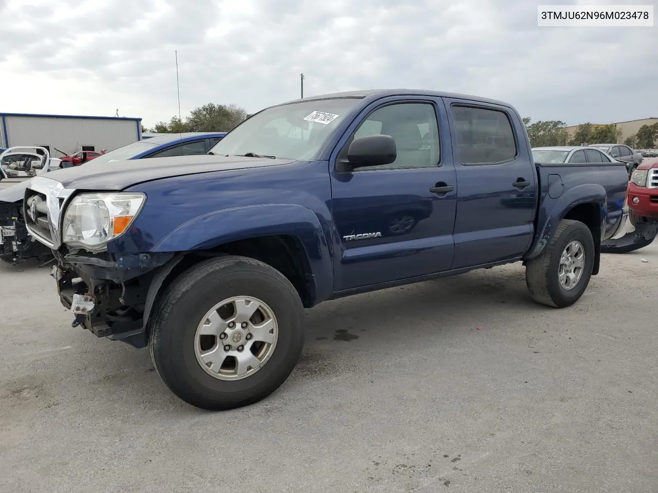 2006 Toyota Tacoma Double Cab Prerunner VIN: 3TMJU62N96M023478 Lot: 75671924