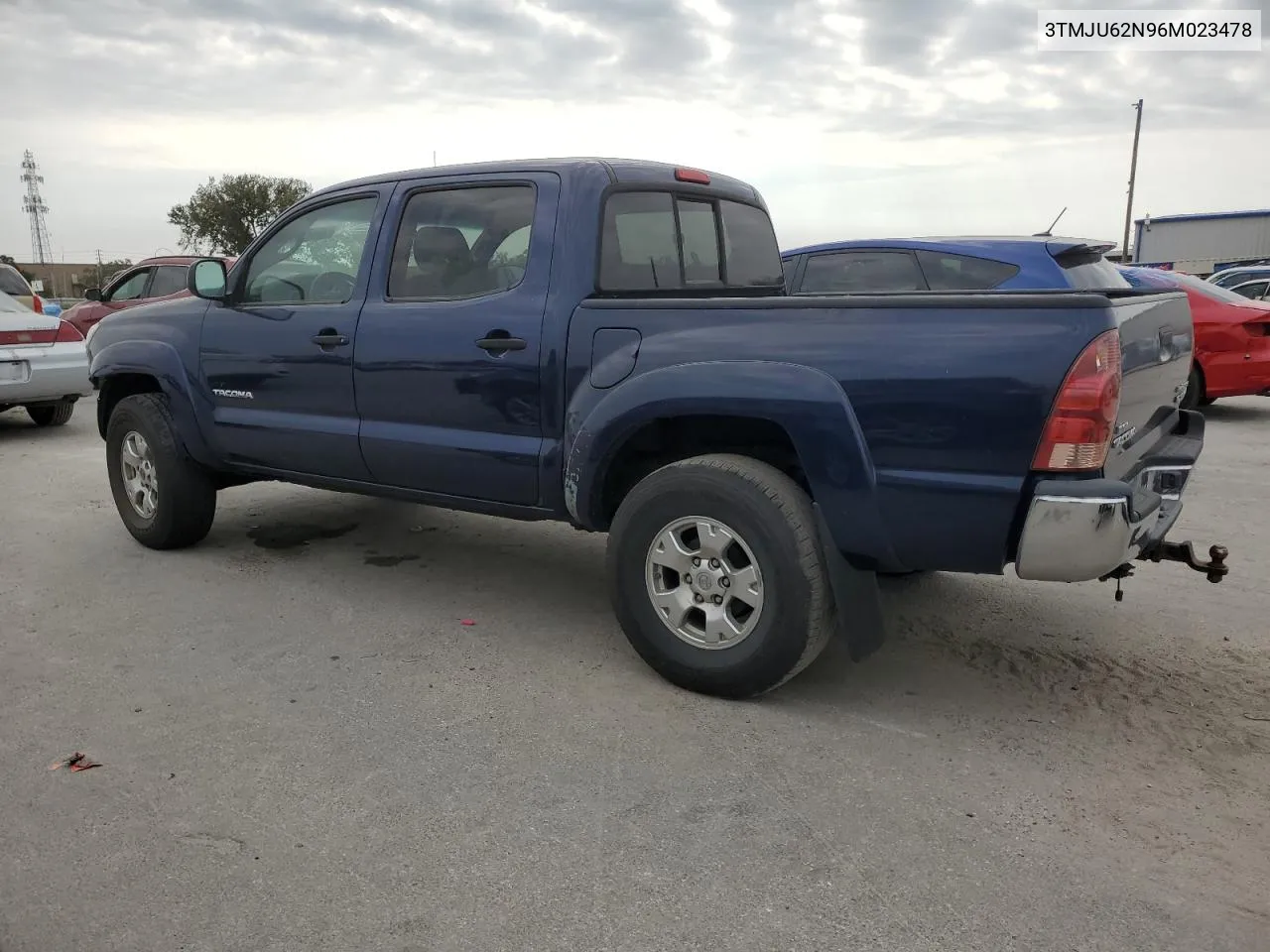 2006 Toyota Tacoma Double Cab Prerunner VIN: 3TMJU62N96M023478 Lot: 75671924