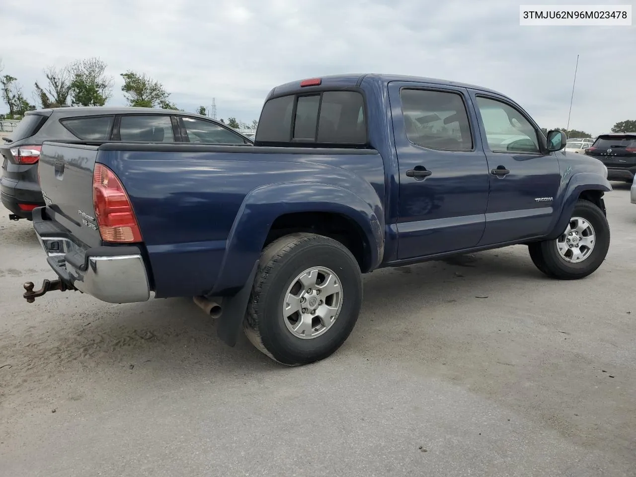 2006 Toyota Tacoma Double Cab Prerunner VIN: 3TMJU62N96M023478 Lot: 75671924