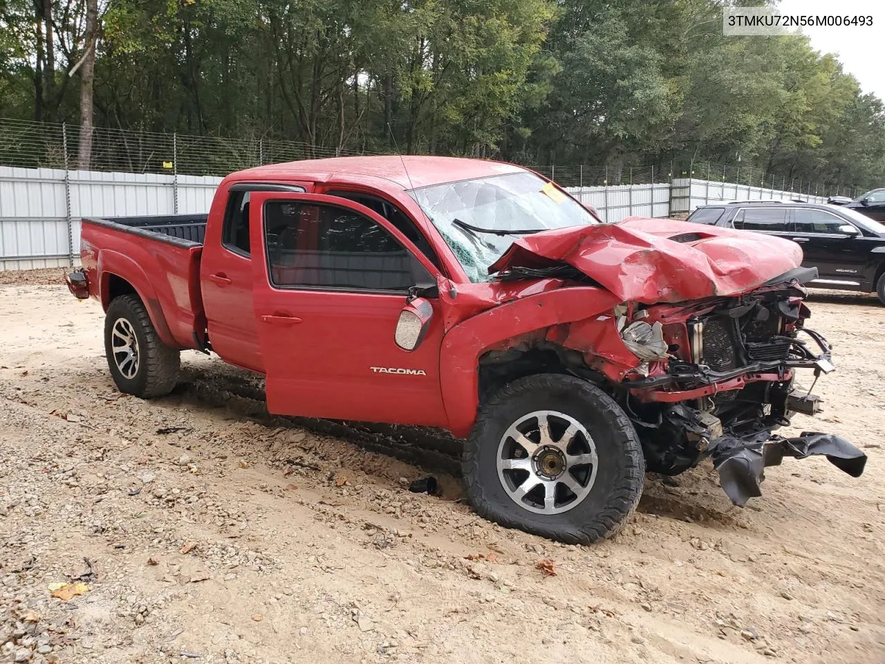 2006 Toyota Tacoma Double Cab Prerunner Long Bed VIN: 3TMKU72N56M006493 Lot: 75726174