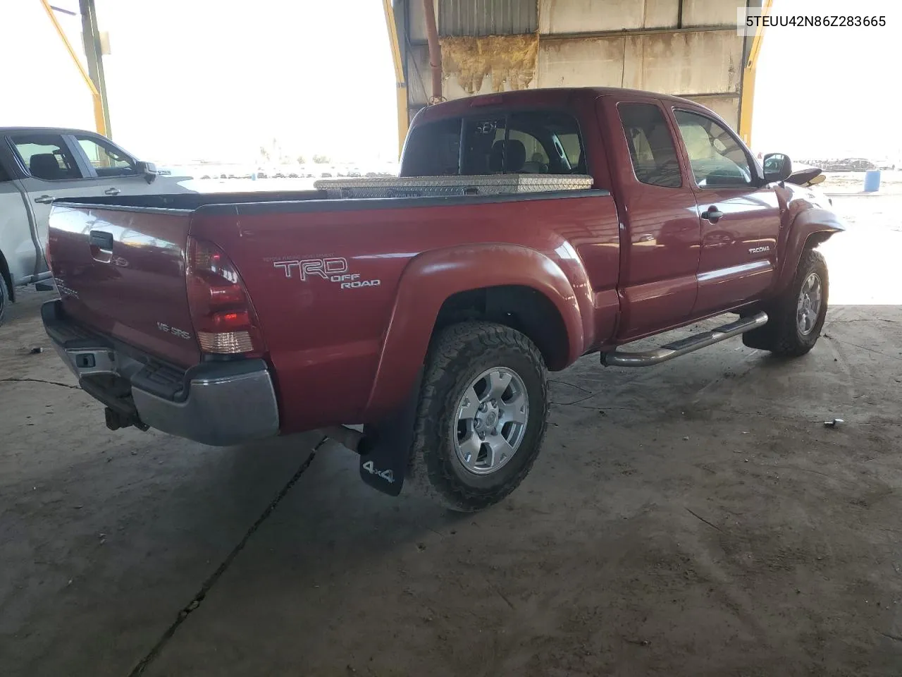 2006 Toyota Tacoma Access Cab VIN: 5TEUU42N86Z283665 Lot: 75858394