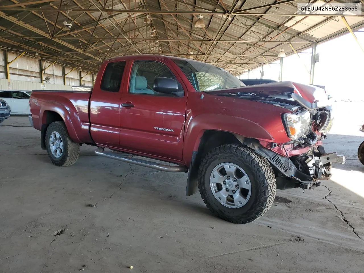 2006 Toyota Tacoma Access Cab VIN: 5TEUU42N86Z283665 Lot: 75858394