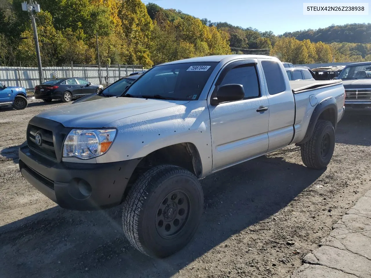 2006 Toyota Tacoma Access Cab VIN: 5TEUX42N26Z238938 Lot: 75987044