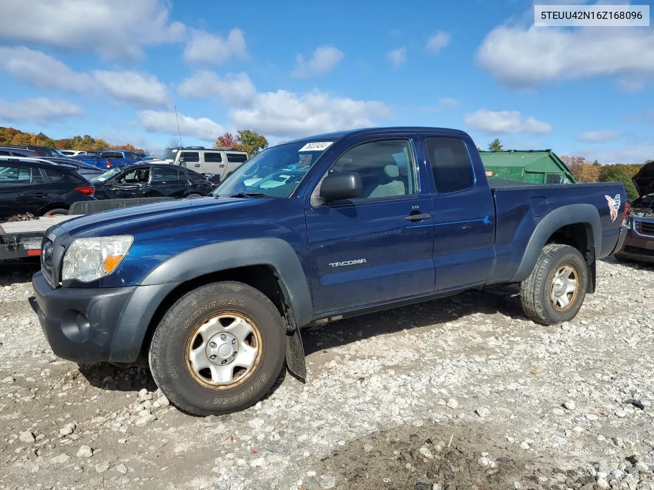 2006 Toyota Tacoma Access Cab VIN: 5TEUU42N16Z168096 Lot: 76033404